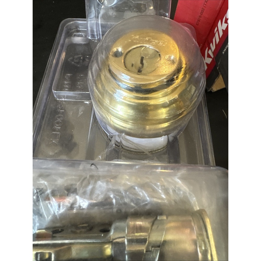 Kwikset Polished Brass Double Cylinder Deadbolt 985 3‎ Smt Cp K4 V1